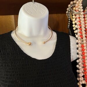 Gold Minimalist Necklace and Bracelet Set